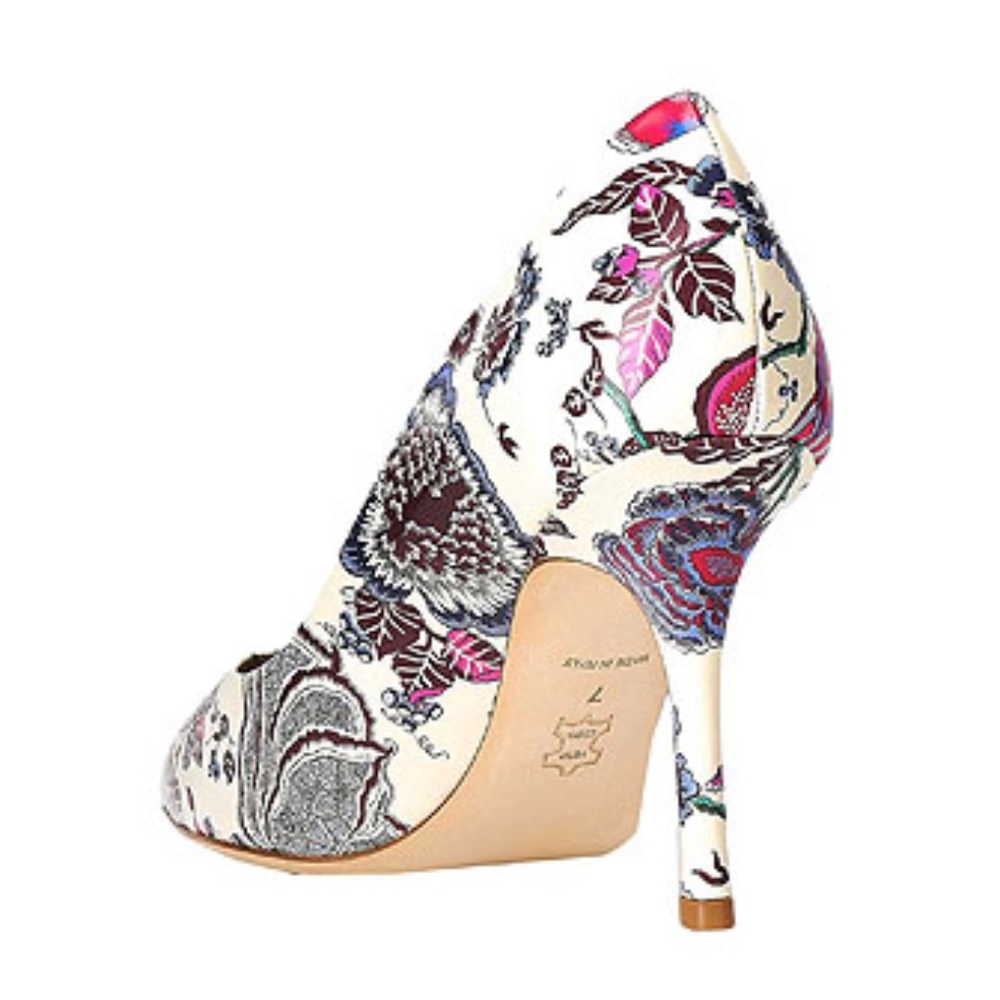 Tory Burch Elana 85mm Pump Printed Nappa Leather - Picture 3 of 5